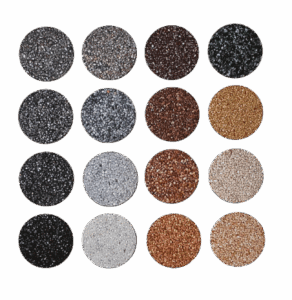 Teintes de marbre résiné