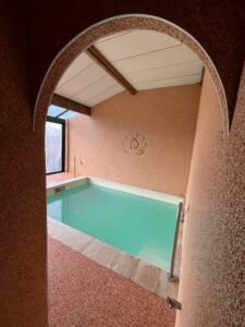 Espace détente en marbre résine